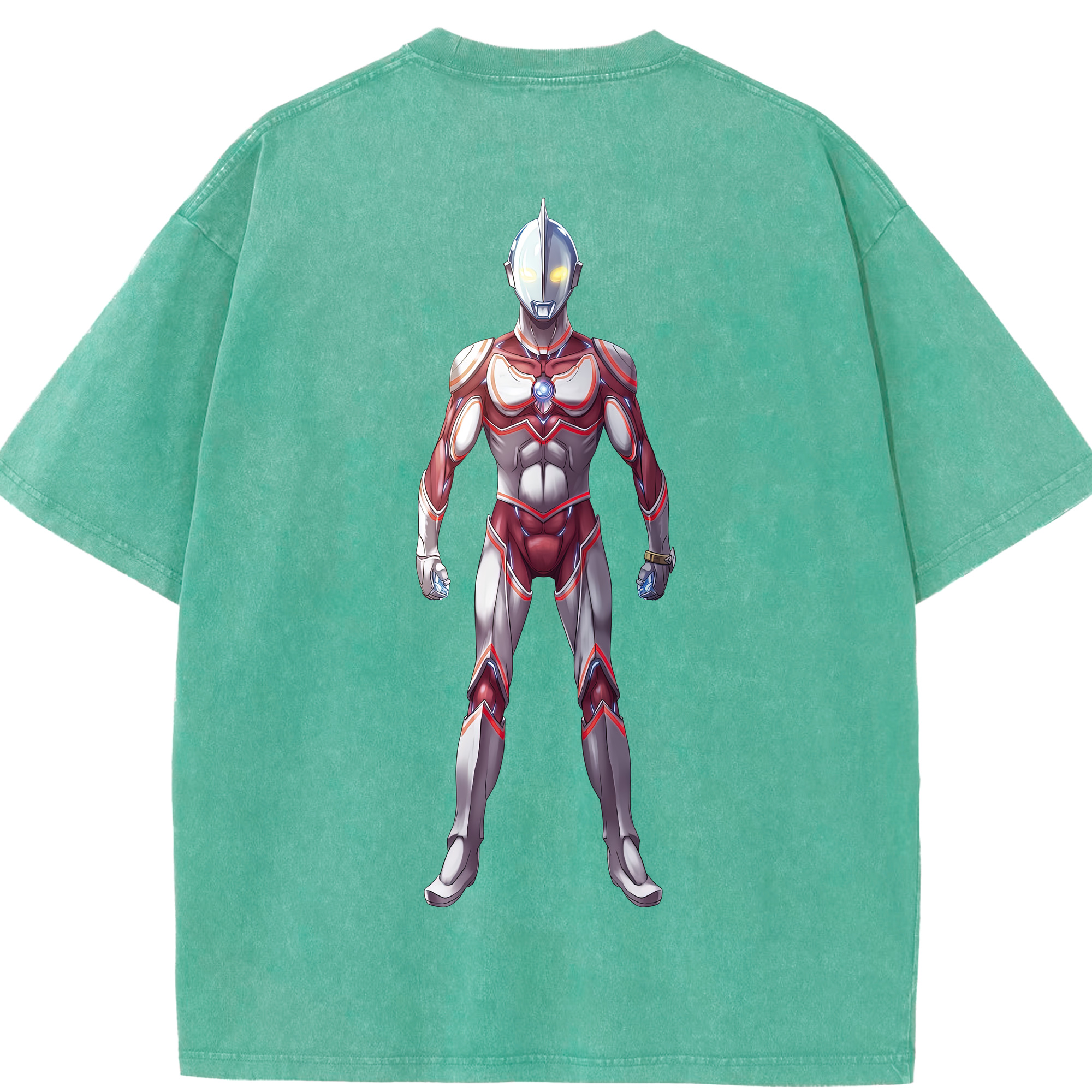（画像用） ウルトラマン Ultraman 綿100% ヴィンテージ風 半袖Tシャツ（背面プリント）